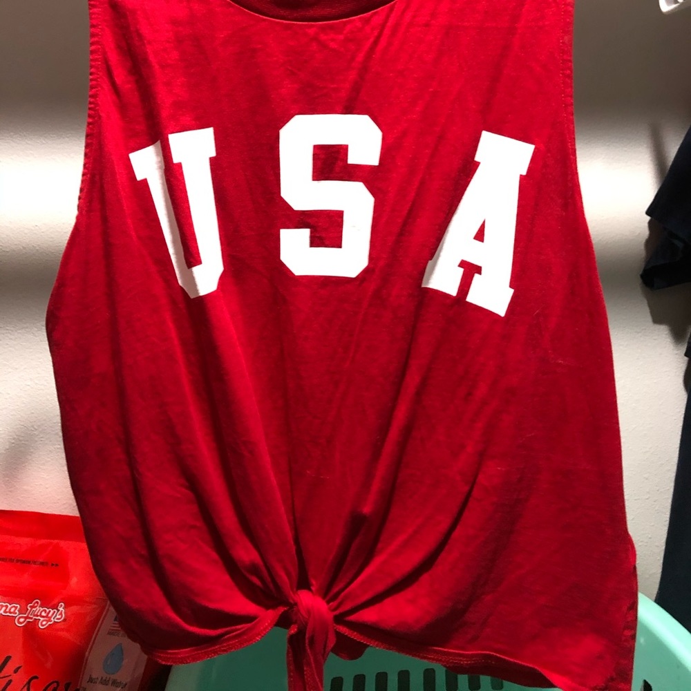 USA tank top.